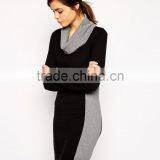 Oasis Colour Block Sweater Dress thumbnail-2