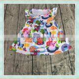 2017wholesale Children Clothing Children's Cartoon Animal Pattern Boutique Clothing Girl Sleeveless Dress thumbnail-1