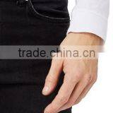 Black Man Jean Fahsion Skinny Jean Men's Ripped Skinny Fit Jeans thumbnail-3