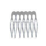 Iron Based Alloy Hair Clips Findings Rectangle Silver Tone 39mm x 37mm thumbnail-1