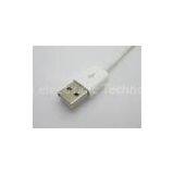 White Universal Cell Phone USB Cables Iphone USB Data Transfer Cable