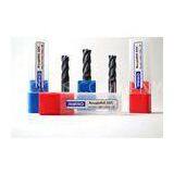 4 Flute Ultra Fine Grain Roughing End Mills , Carbide Cutting Tools Roughing Milling HRC55