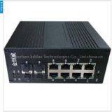 i712A 4G+8GE полнораспределенные промышленные коммутаторы Ethernet с управлением по гигабитной сети thumbnail-2