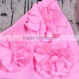 Yawoo New Arrival Baby Girls Pink Swinwear 2pcs Cute Set Infant Kids Bikini With Bathing Cap thumbnail-3