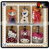 Soft Silicon Cartoon Name Tag/Bag Tag/Luggage Tag Holder/Toothbrush Holder./door Gifts thumbnail-1