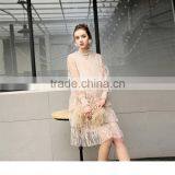 Fashion Pregnant Women Sex Images Lace Ruffle Maternity Photography Dress thumbnail-3