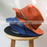 Wholesale Wool Felt Wide Brim Woman Fedora Hat