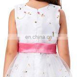 Grace Karin Cute Sleeveless White Lace Girl Party Wear Western Dress CL007553-1 thumbnail-5