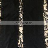 Black Colour Lycra Burkha With Printed Satin & Black Stone Work / Latest Printed Burkha Collection 2016 thumbnail-3