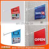 custom advertising wall flag pole