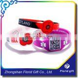 Company Anniversary Gifts Fashion Custom Logo/color Silicone Bracelet thumbnail-6