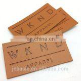 Jeans pu Patch Custom Embossing Logo Leather Labels for Bags/hat thumbnail-6