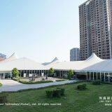 Glass Wall High Peak Tent for Auto Showroom thumbnail-1