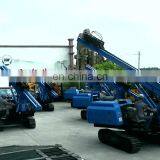 Guardrail pile driver spiral pile solar photovoltaic pile drilling rig