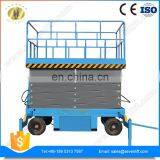 7LSJY Shandong SevenLift 10m 0.8 Ton Hydraulic Scissor Electric Plataformas Elevadoras Detijera Lift Table thumbnail-3