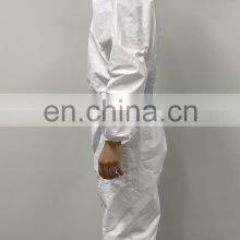 Disposable CE Cat III Type 3B/4B/5B/6B Protective Clothing Overalls Ppe Chemical Elastic Waistband & Cuffs Protection Coverall thumbnail-2