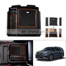 Interior Accessories Parts Silicone Armrest Rest Storage Box Center Control Console Organizer Tray For Kia Sedona Carnival 2022 thumbnail-2