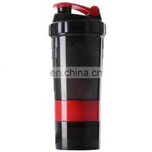 Bpa Free Plastic High Quality 600 ml Plastic Protein Powder Shakers Sport Water Bottles thumbnail-1