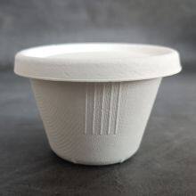 Takeout Eco-Friendly Disposable Compostable Biodegradable Envase Bagasse 4oz Sauce Mini Sugarcane Bagasse Pulp Cup thumbnail-3