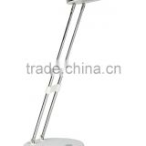 Folding LED Desk Lamp, round lampshade and base, small package for promotion