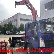 Good Price SINO TRUK HOWO 2T Telescopic Crane Boom Mounted on Cargo Truck for Sale thumbnail-3