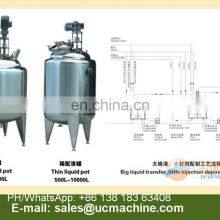 Stainless Steel Mixing Agitator Steam Jacketed Heating Mixer Liquid Emulsifying Homogenizer Tank thumbnail-5