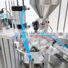 In Stock Easy to Opera Automatic Cream Cheese Filling Machine Cheese Cup Filling Sealing Machine thumbnail-4