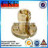 CNC Machined Brass Threaded Sleeve Bushing