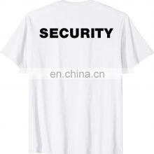 High Quality Wholesale Price White Security Guard T Shirt Men's Security Guard Graphic Polo T-Shirt thumbnail-3