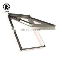 Aluminum Skylight Top Hung Window Luxury Rainproof Side Hung Window