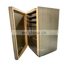 150ct Smart Cigar Box Packaging Standing Display Humidors Wooden Humidor Cabinet Cigar Showcase With Light thumbnail-2
