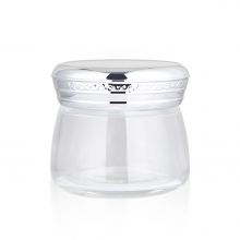 New 130g conical facial mask bottle Spot high-end cosmetics glass bottle 130g transparent facial cream cream bottle