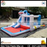 water park inflatable water slide with pool