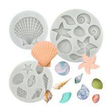 3 PCS Marine Theme Cake Fondant Silicone Mold thumbnail-1