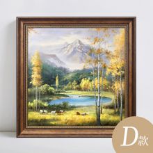 Hand-painted abstract canvas oil painting landscape wall art decoration