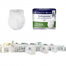 Full Servo Automatic Pull up Adult Diapers Making Machine For Manufacturing Adult Diaper Pants Production Line thumbnail-3