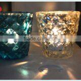 Glass Candlestick,white Decorative Candle Lanterns