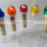 SALE POMOTION Fruit Infuser Colorful Water Bottle With Hook, BPA Free thumbnail-4