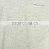 Casual Lightweight Mens Plain Raw Cuff T- Shirts Custom thumbnail-4