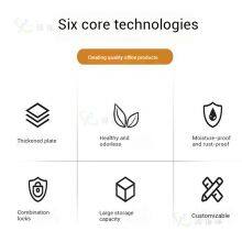 Estantería de almacenamiento de hierbas de acero inoxidable de 1.4 m para clínicas de medicina tradicional china | Armario de hierbas medicinales para farmacias hospitalarias thumbnail-2