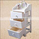 2016 Zakka Practical White Wooden Storage Box Cosmetic Case thumbnail-3