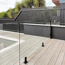 Flat Safety 8mm 10mm 12mm Tempered Glass for Pool Fence / Balustrade / Railing / Stair / Floor / Tempered Glass for Swimming Pool Fencing thumbnail-2