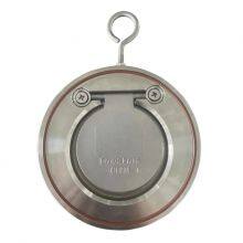 Stainless Steel/Wcb/CF8/ CF8m Single Disc Wafer Type Flap Check Valve for Water/oil thumbnail-5