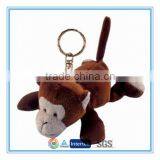 Custom Mini Plush Monkey Keychain 4" thumbnail-1