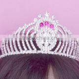 Diamond Rhinestone Wholesale Princess Crown Tiaras Ladies Wedding Bridal Queen Crown Wholesale thumbnail-2