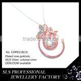 Playful Dancing Butterfly Pendant Charm Sterling Silver 925 Jewelry Pendant as a Gift thumbnail-3