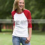 Ladies 3/4 Sleeve Raglan T-shirt thumbnail-5