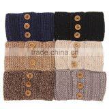 Fashion Trendy Girls Headband With Buttons Knitting Hair Accessories for Women thumbnail-5
