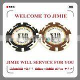 Colored Clay Monte Carlo Poker Chips