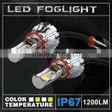 Korea Chip 15w 1500 Lumen LED Replacement Fog Light Bulbs For Micra